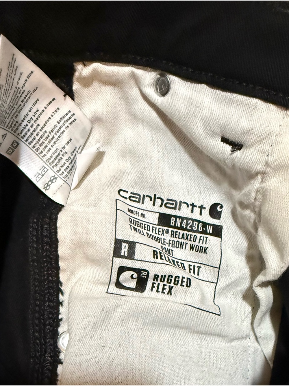 Carhartt Black Work Pants, NWOT - Picture 4 of 10